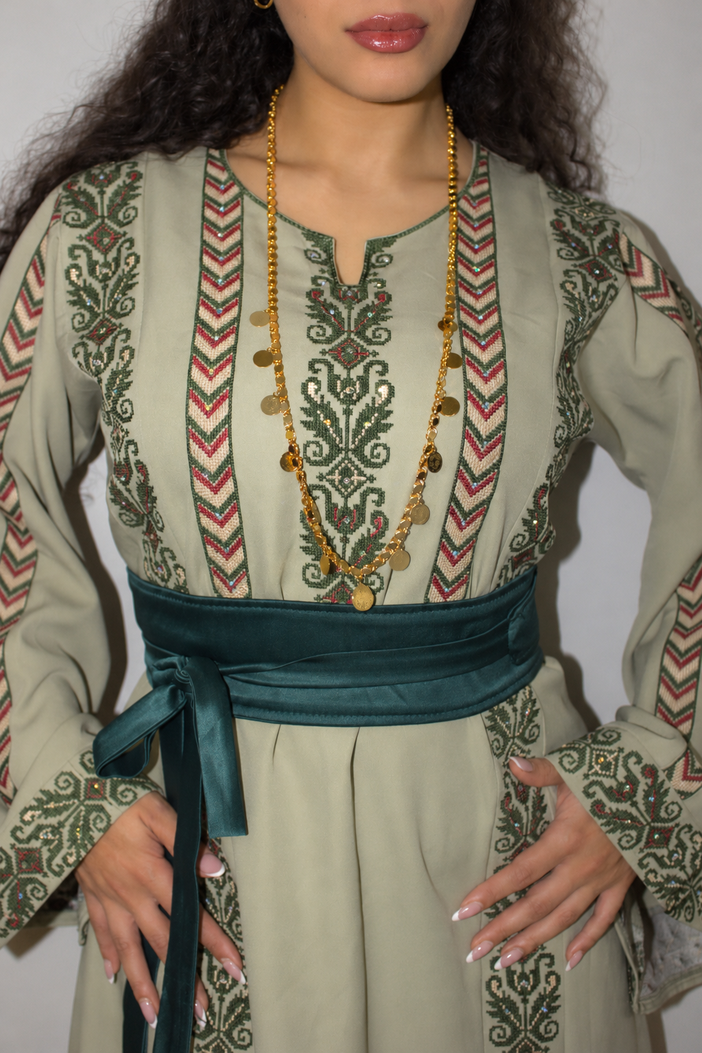 Long Coin Necklace