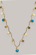Blue Heart Necklace