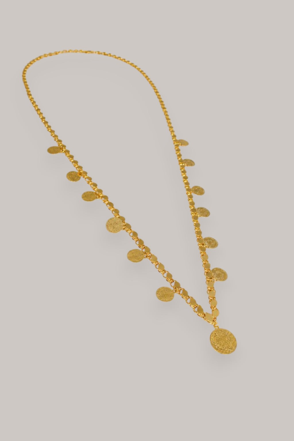 Long Coin Necklace