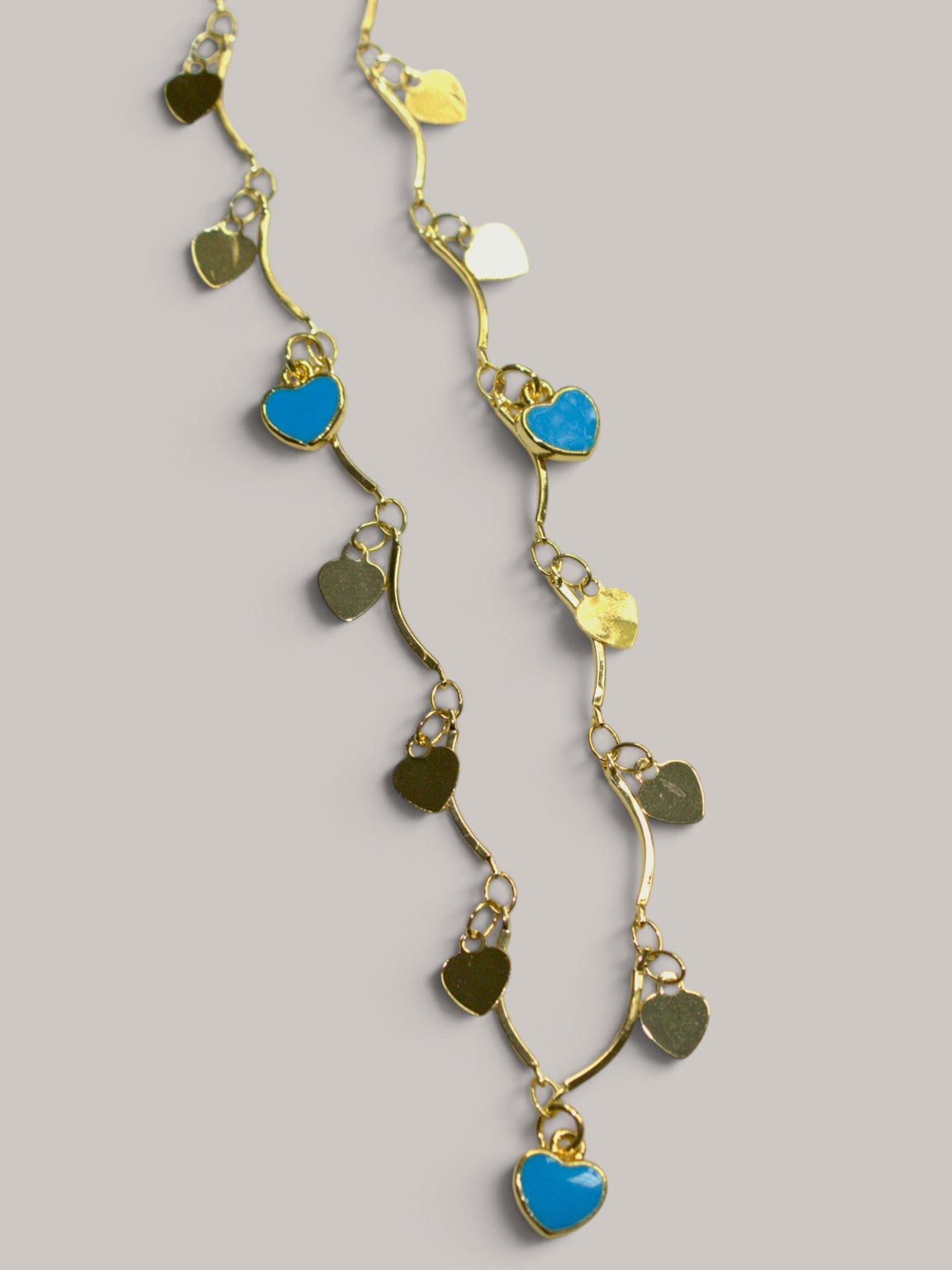 Blue Heart Necklace